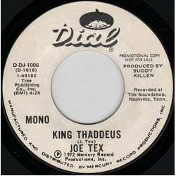 Joe Tex King Thaddeus USED VINYL 7INCH 45 RPM PROMO MONO