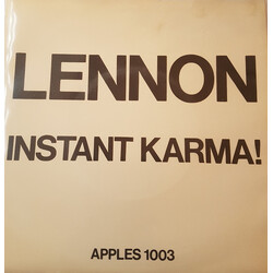 John Lennon & Yoko Ono / The Plastic Ono Band Instant Karma ! USED VINYL 7INCH 45 RPM SINGLE