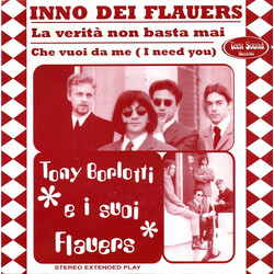 Tony Borlotti E I Suoi Flauers Inno Dei Flauers USED VINYL 7INCH EP 33 S RPM