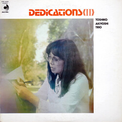 Toshiko Akiyoshi Trio Dedications (II) Vinyl LP USED