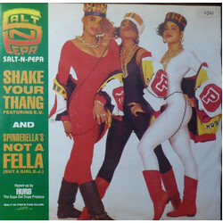 Salt 'N' Pepa Shake Your Thang (It's Your Thing) / Spinderella's Not A Fella (But A Girl DJ) USED VINYL 7INCH 45 RPM SINGLE
