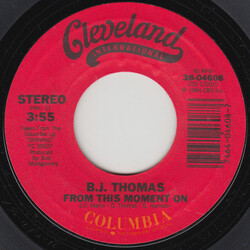 B.J. Thomas From This Moment On USED VINYL 7INCH 45 RPM SINGLE STYRENE STEREO
