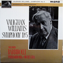Ralph Vaughan Williams / Sir John Barbirolli / Philharmonia Orchestra Symphony No.5 In D Major Vinyl LP USED