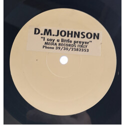 David Michael Johnson I Say A Little Prayer USED VINYL 12INCH 33 S RPM WHITE LABEL