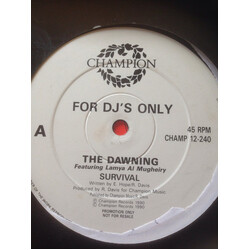 The Dawning / Lamya Al-Mugheiry Survival USED VINYL 12INCH 45 RPM PROMO