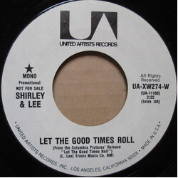 Shirley And Lee Let The Good Times Roll / That's What I Wanna Do USED VINYL 7INCH SINGLE PROMO REISSUE