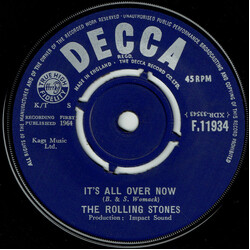 The Rolling Stones It's All Over Now USED VINYL 7INCH SINGLE 45 RPM