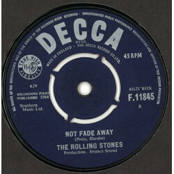 The Rolling Stones Not Fade Away USED VINYL 7INCH 45 RPM SINGLE
