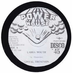 Linval Thompson Labba Mouth USED VINYL 12INCH 45 RPM