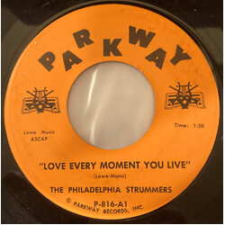 The Philadelphia Strummers Love Every Moment You Live / I Ain't Down Yet USED VINYL 7INCH 45 RPM