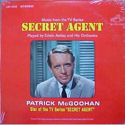 Edwin Astley And His Orchestra Secret Agent:  Music From The TV Series Vinyl LP USED