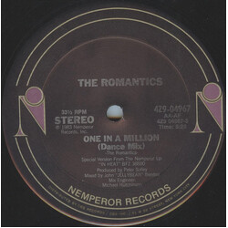 The Romantics One In A Million USED VINYL 12INCH 33 S RPM