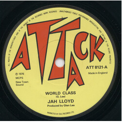 Jah Lloyd World Class USED VINYL 7INCH 45 RPM