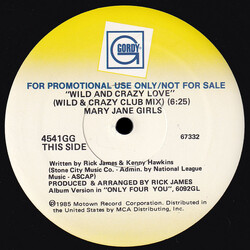 Mary Jane Girls Wild And Crazy Love Vinyl 12" USED