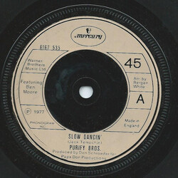 James & Bobby Purify Slow Dancing USED VINYL 7INCH 45 RPM SINGLE