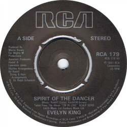 Evelyn King Spirit Of The Dancer USED VINYL 7INCH 45 RPM
