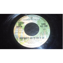 Ashford & Simpson Everybody's Got To Give It Up USED VINYL 7INCH 45 RPM PROMO STEREO MONO
