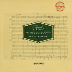 Wolfgang Amadeus Mozart / Otto Klemperer / Philharmonia Orchestra Two Symphonies In G Minor: No. 25, K. 183 – No. 40, K. 550 Vinyl LP USED