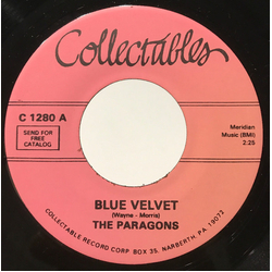 The Paragons (2) Blue Velvet / Wedding Bells Vinyl 7" USED