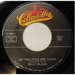 Billy Bland / The Solitaires Let The Little Girl Dance / The Angels Sang Vinyl 7" USED