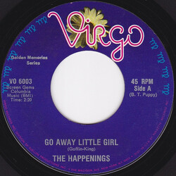 The Happenings Go Away Little Girl USED VINYL 7INCH 45 RPM SINGLE REISSUE
