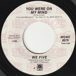 We Five You Were On My Mind / Let's Get Together USED VINYL 7INCH 45 RPM SINGLE REISSUE STYRENE MONO