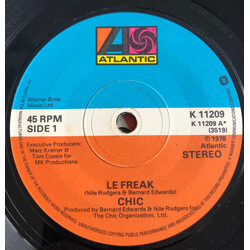 Chic Le Freak USED VINYL 7INCH 45 RPM SINGLE STEREO