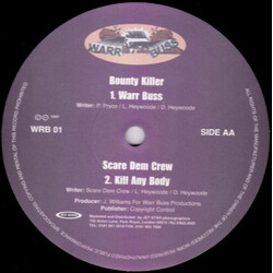 Frankie Paul / Scare Dem Crew Set It Off/ Kill Any Body Vinyl 12" USED