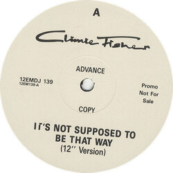 Climie Fisher It's Not Supposed To Be That Way USED VINYL 12INCH PROMO