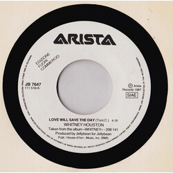 Whitney Houston / Mike Francis Love Will Save The Day / Still I'm Running Back To You Vinyl 7" USED