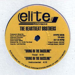 The Heartbeat Brothers Can We Do This / Bring In The Bassline USED VINYL 12INCH 33 S RPM