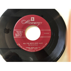 Sammy Spear And His Society Eight All The Boys Love Mary / Watermelon USED VINYL 7INCH 45 RPM SINGLE