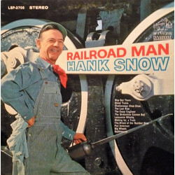 Hank Snow Railroad Man Vinyl LP USED