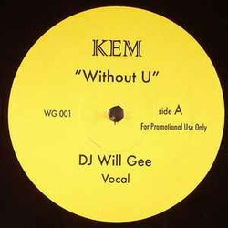 Kem Without U USED VINYL 12INCH UNOFFICIAL RELEASE