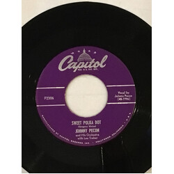 Johnny Pecon And His Orchestra / Lou Trebar Sweet Polka Dot / Junior's Waltz USED VINYL 7INCH 45 RPM