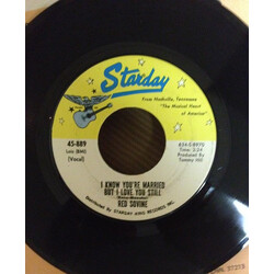 Red Sovine I Know You're Married But I Love You Still USED VINYL 7INCH 45 RPM SINGLE
