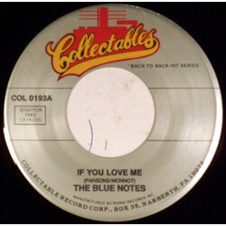 The Blue Notes (3) / The 4 Haven Knights If You Love Me / In My Lonely Room USED VINYL 7INCH 45 RPM SINGLE