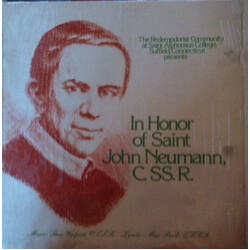 Steve Wolpert / Max Pauli In Honor Of Saint John Neumann, C.SS.R. Vinyl LP USED
