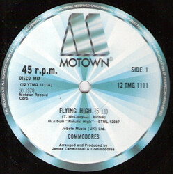 Commodores Flying High USED VINYL 12INCH SINGLE