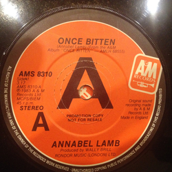 Annabel Lamb Once Bitten Vinyl 7" USED