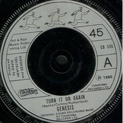 Genesis Turn It On Again USED VINYL 7INCH 45 RPM SINGLE