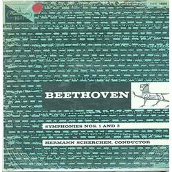 Ludwig van Beethoven Symphonies Nos. 1 And 2 Hermann Scherchen, Conductor Vinyl LP USED