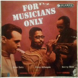 Stan Getz / Dizzy Gillespie / Sonny Stitt For Musicians Only Vinyl LP USED