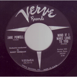 Jane Powell Mind If I Make Love To You / True Love USED VINYL 7INCH 45 RPM SINGLE
