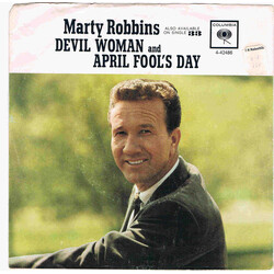 Marty Robbins Devil Woman / April Fool's Day USED VINYL 7INCH 45 RPM SINGLE