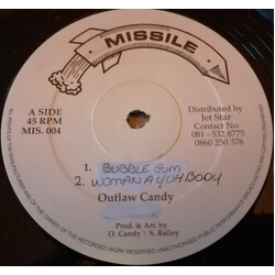 Outlaw Candy Bubble Gum / Woman A Yuh Body / Belly Woman Vinyl 12" USED