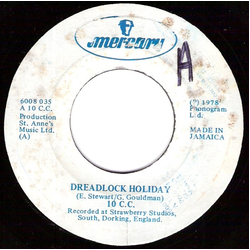 10cc Dreadlock Holiday Vinyl 7" USED