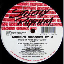 George Morel Morel's Grooves Pt. 6 USED VINYL 12INCH 33 S RPM