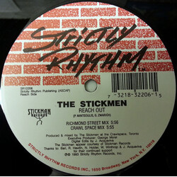 The Stickmen Da Real Shit / Reach Out VINYL 12" USED