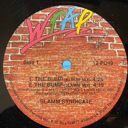 Slamm Syndicate The Bump USED VINYL 12INCH SINGLE